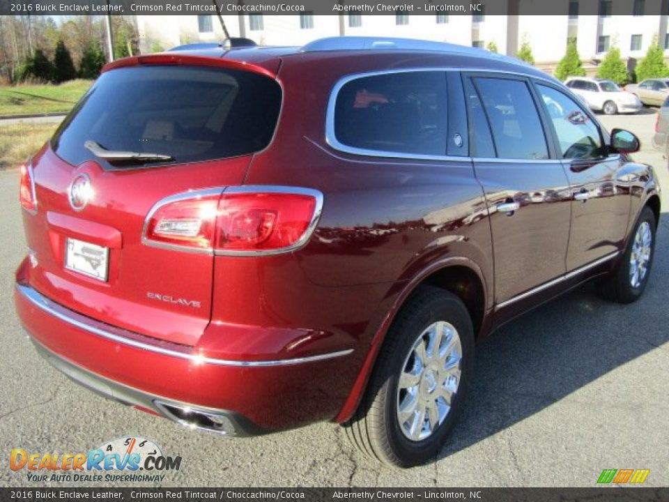 2016 Buick Enclave Leather Crimson Red Tintcoat / Choccachino/Cocoa Photo #5