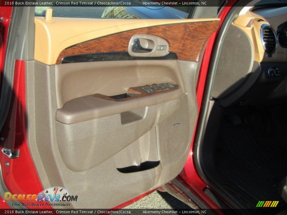 2016 Buick Enclave Leather Crimson Red Tintcoat / Choccachino/Cocoa Photo #7