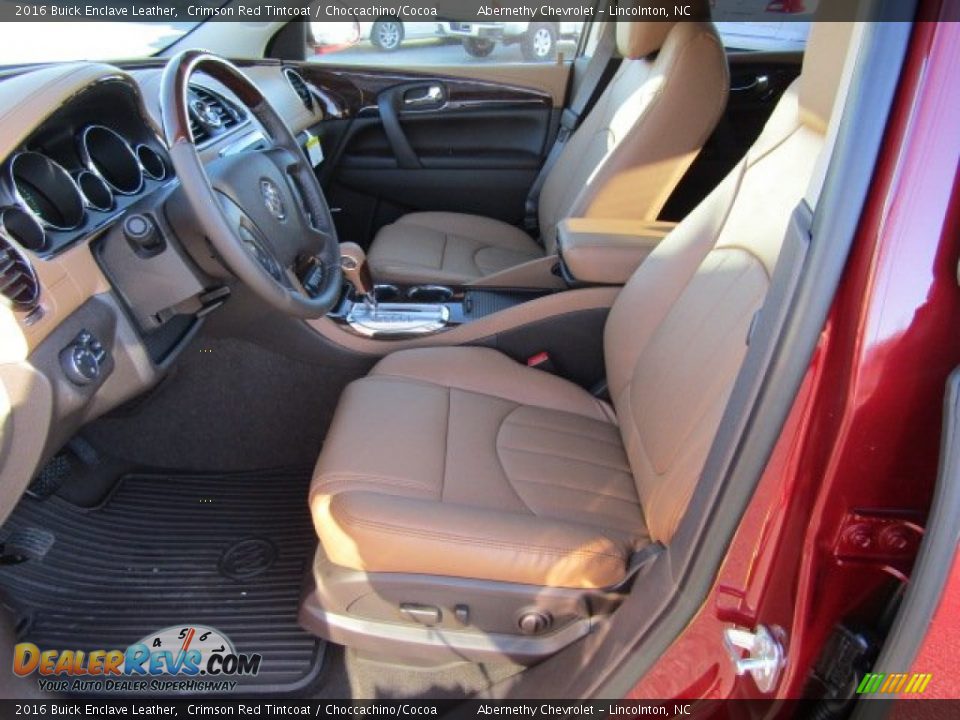 2016 Buick Enclave Leather Crimson Red Tintcoat / Choccachino/Cocoa Photo #8