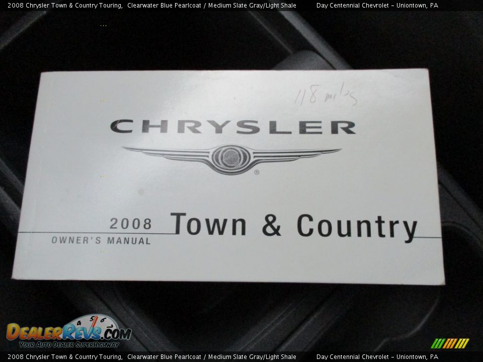 2008 Chrysler Town & Country Touring Clearwater Blue Pearlcoat / Medium Slate Gray/Light Shale Photo #34