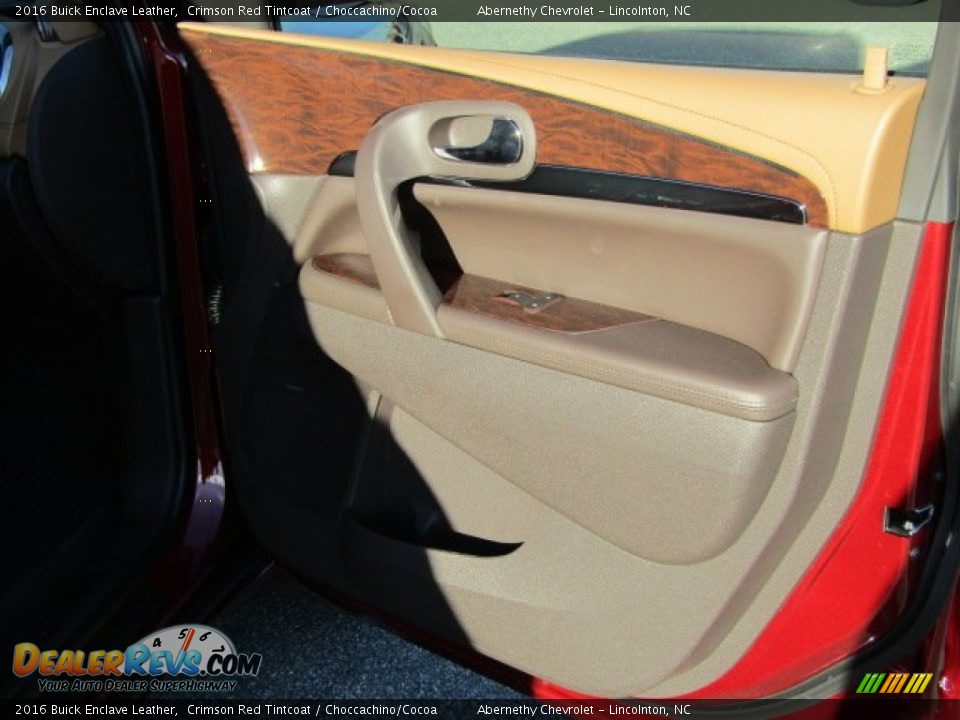 2016 Buick Enclave Leather Crimson Red Tintcoat / Choccachino/Cocoa Photo #23