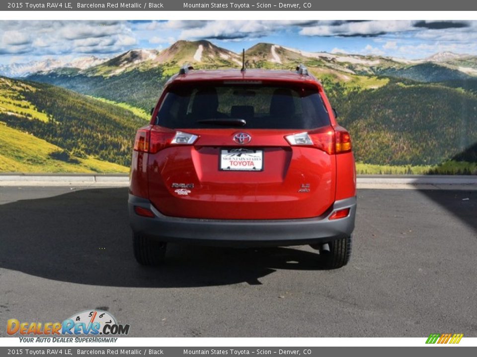 2015 Toyota RAV4 LE Barcelona Red Metallic / Black Photo #4