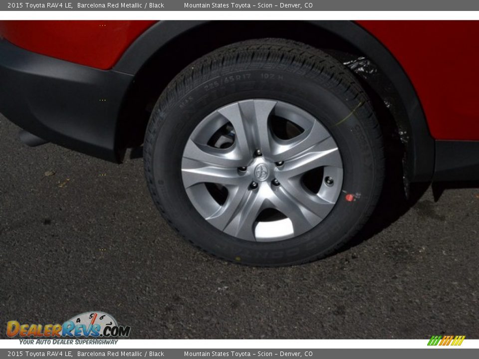 2015 Toyota RAV4 LE Barcelona Red Metallic / Black Photo #9
