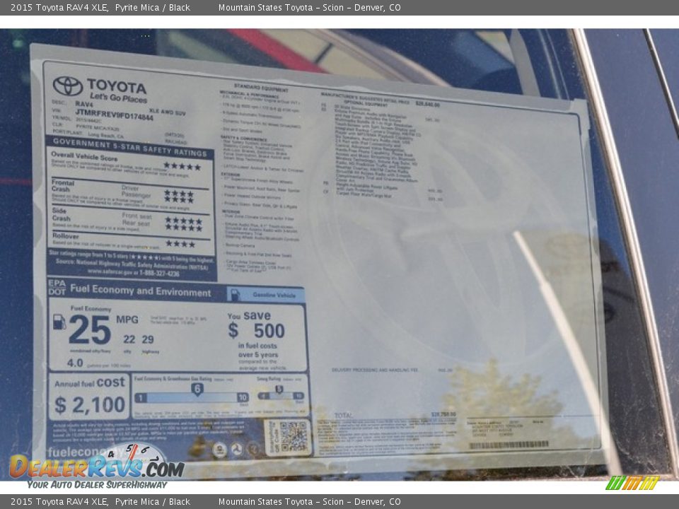 2015 Toyota RAV4 XLE Pyrite Mica / Black Photo #10