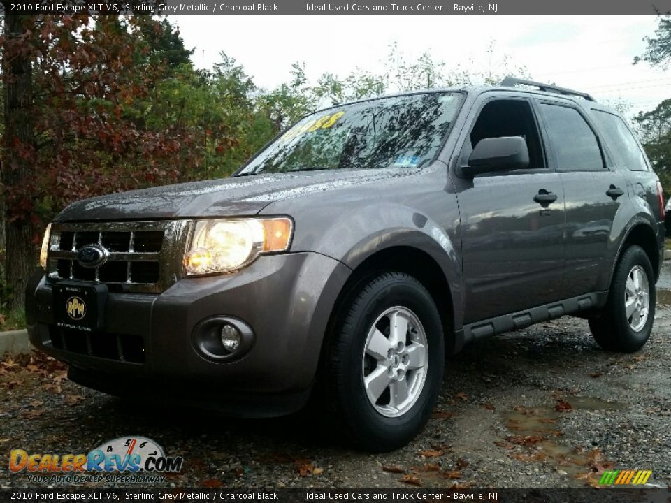 2010 Ford Escape XLT V6 Sterling Grey Metallic / Charcoal Black Photo #1