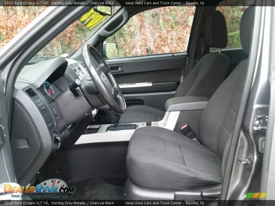 2010 Ford Escape XLT V6 Sterling Grey Metallic / Charcoal Black Photo #21