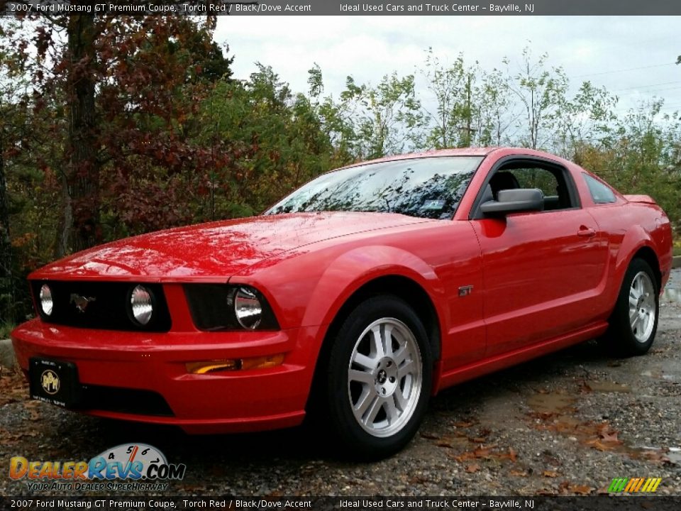 2007 Ford Mustang GT Premium Coupe Torch Red / Black/Dove Accent Photo #1