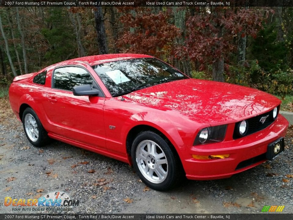 2007 Ford Mustang GT Premium Coupe Torch Red / Black/Dove Accent Photo #3