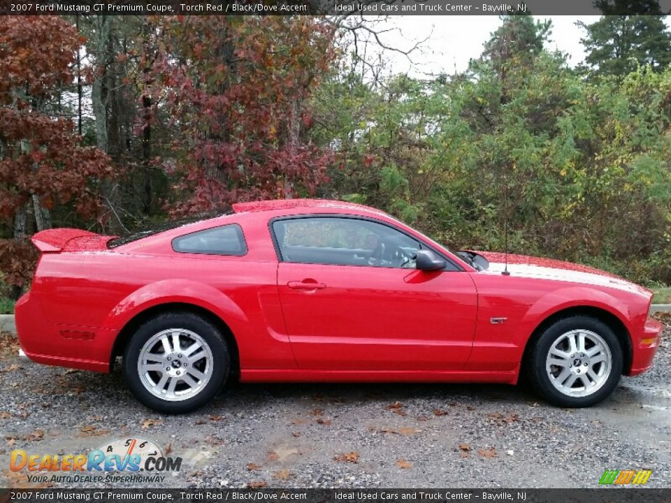 2007 Ford Mustang GT Premium Coupe Torch Red / Black/Dove Accent Photo #4