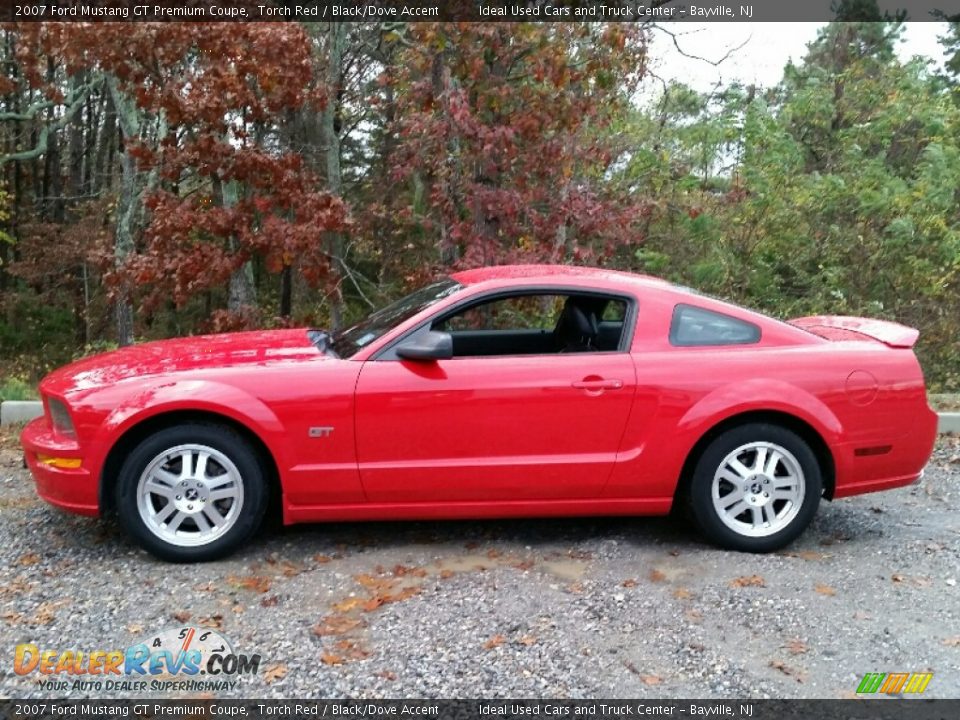 2007 Ford Mustang GT Premium Coupe Torch Red / Black/Dove Accent Photo #5