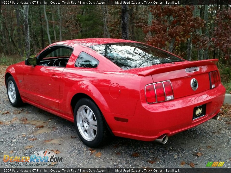 2007 Ford Mustang GT Premium Coupe Torch Red / Black/Dove Accent Photo #6