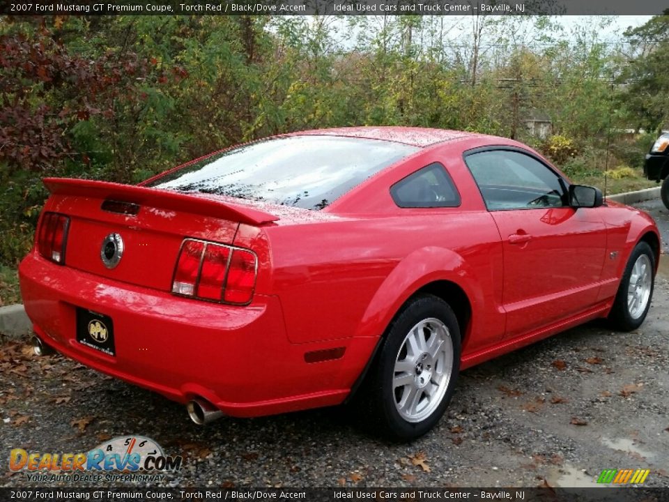 2007 Ford Mustang GT Premium Coupe Torch Red / Black/Dove Accent Photo #7