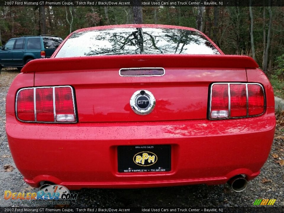2007 Ford Mustang GT Premium Coupe Torch Red / Black/Dove Accent Photo #8