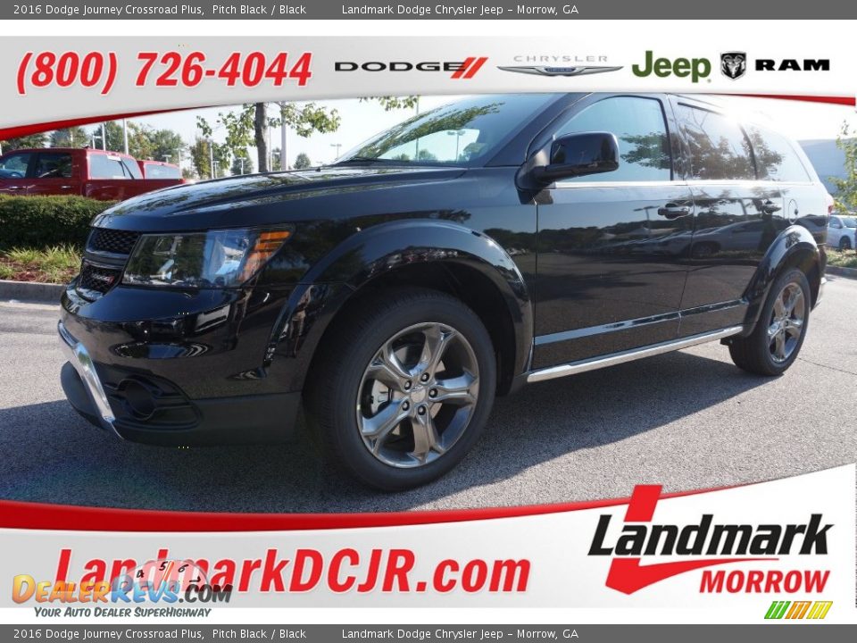 2016 Dodge Journey Crossroad Plus Pitch Black / Black Photo #1