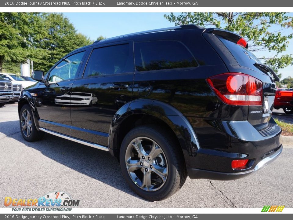 2016 Dodge Journey Crossroad Plus Pitch Black / Black Photo #2