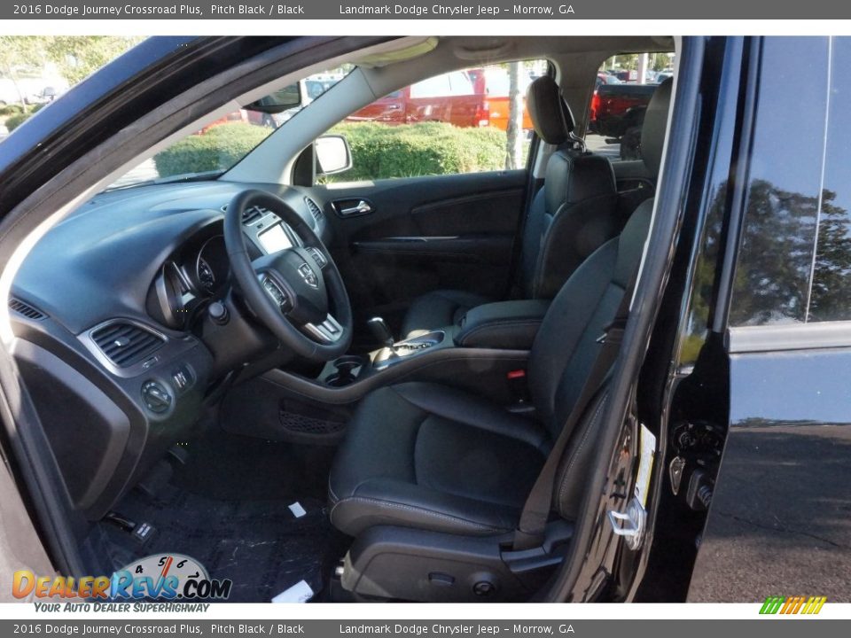 2016 Dodge Journey Crossroad Plus Pitch Black / Black Photo #5