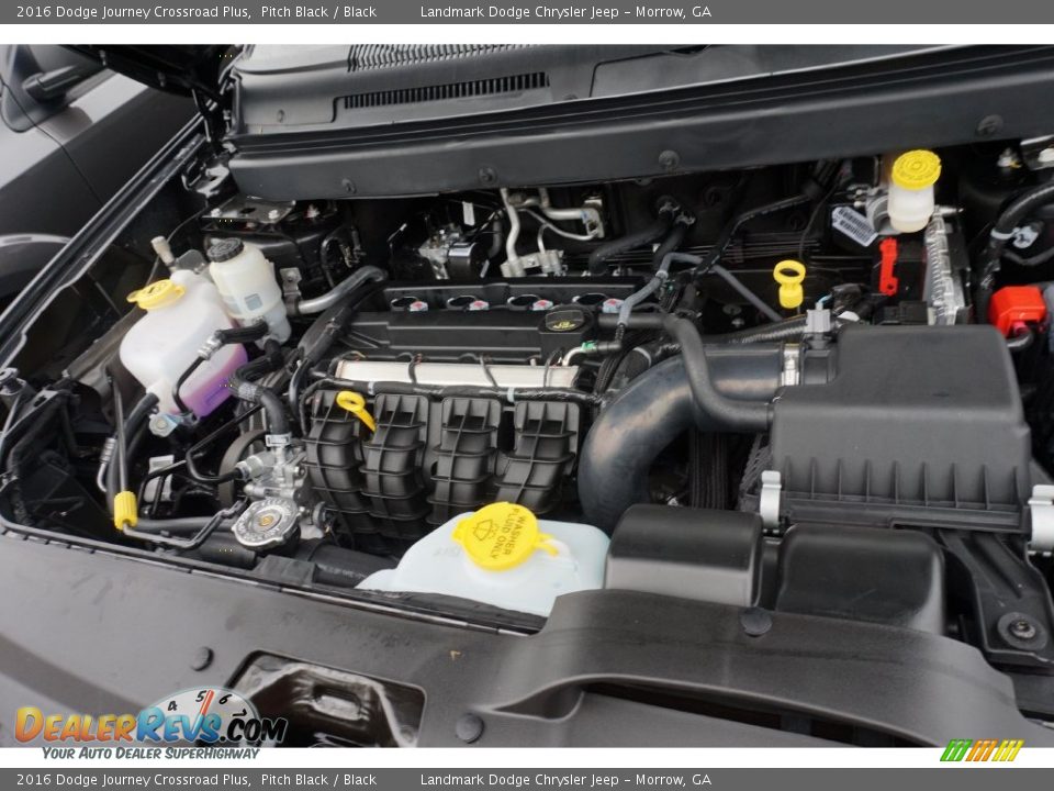 2016 Dodge Journey Crossroad Plus Pitch Black / Black Photo #8