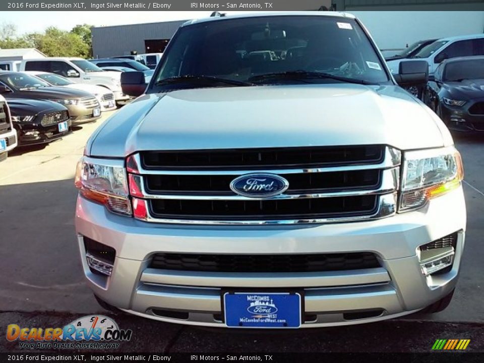 2016 Ford Expedition XLT Ingot Silver Metallic / Ebony Photo #6