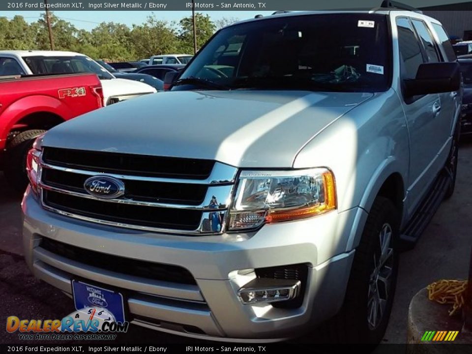 2016 Ford Expedition XLT Ingot Silver Metallic / Ebony Photo #9