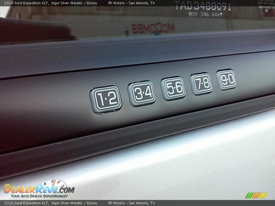 2016 Ford Expedition XLT Ingot Silver Metallic / Ebony Photo #11