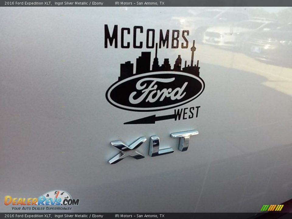 2016 Ford Expedition XLT Ingot Silver Metallic / Ebony Photo #16