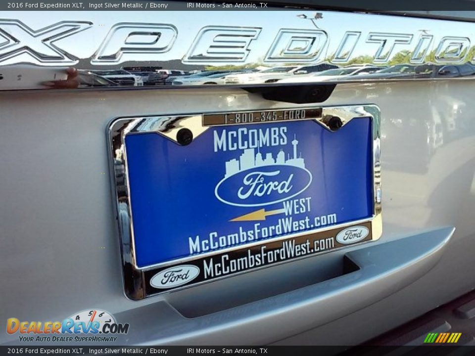 2016 Ford Expedition XLT Ingot Silver Metallic / Ebony Photo #17