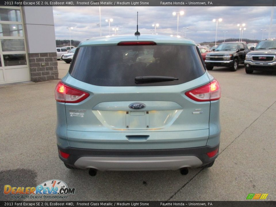 2013 Ford Escape SE 2.0L EcoBoost 4WD Frosted Glass Metallic / Medium Light Stone Photo #3