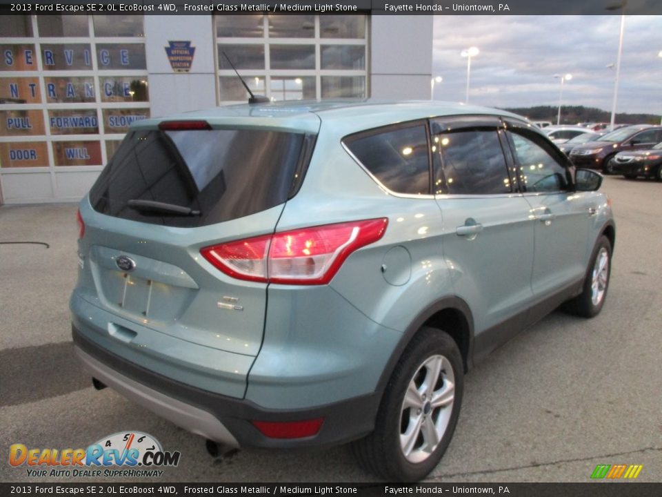 2013 Ford Escape SE 2.0L EcoBoost 4WD Frosted Glass Metallic / Medium Light Stone Photo #18