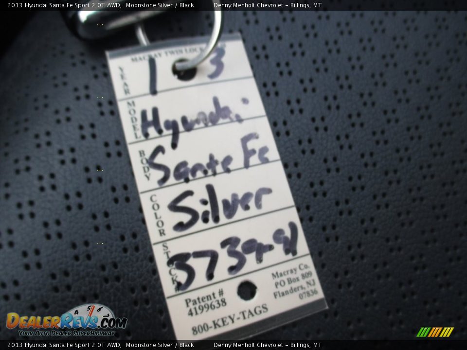 2013 Hyundai Santa Fe Sport 2.0T AWD Moonstone Silver / Black Photo #21