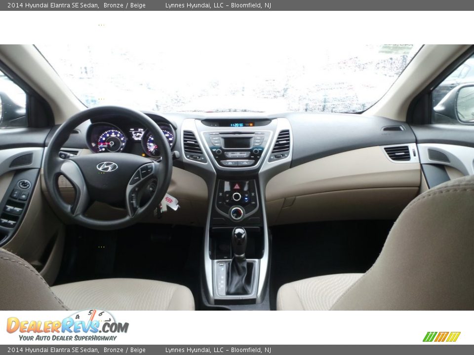 2014 Hyundai Elantra SE Sedan Bronze / Beige Photo #11
