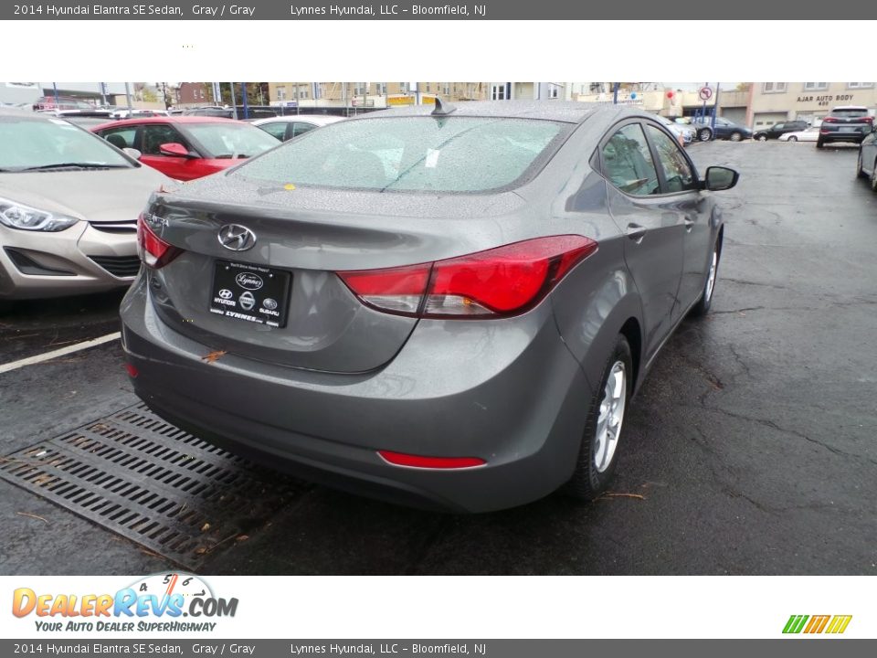 2014 Hyundai Elantra SE Sedan Gray / Gray Photo #6