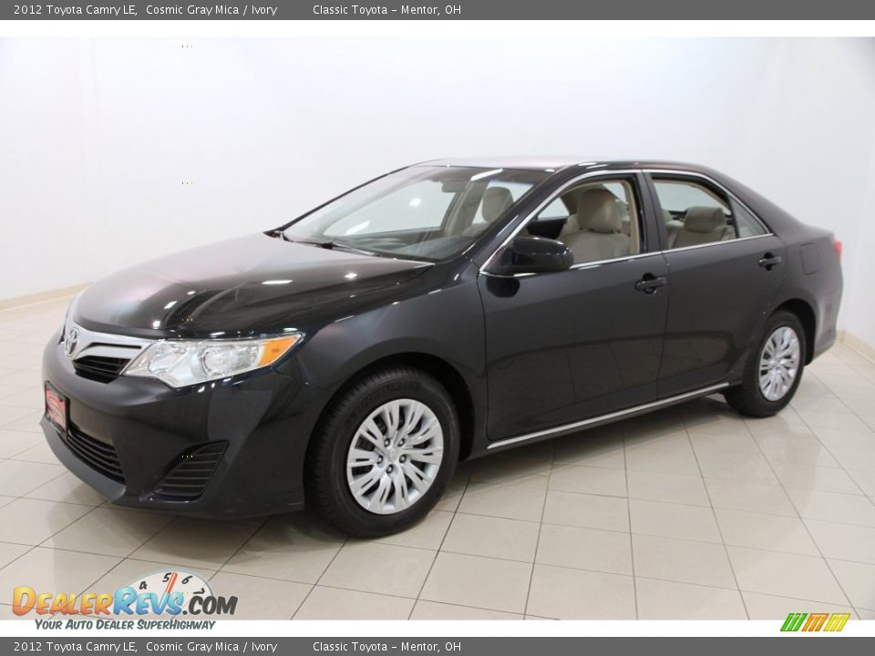 2012 Toyota Camry LE Cosmic Gray Mica / Ivory Photo #3