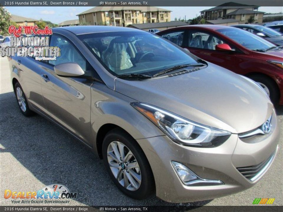 2016 Hyundai Elantra SE Desert Bronze / Beige Photo #1