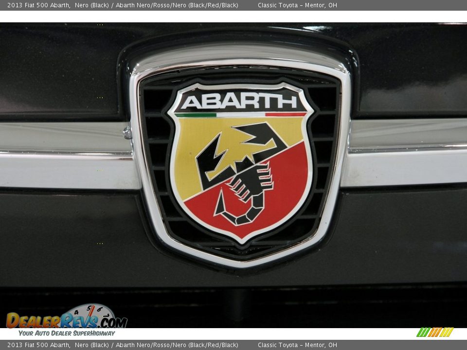 2013 Fiat 500 Abarth Nero (Black) / Abarth Nero/Rosso/Nero (Black/Red/Black) Photo #3