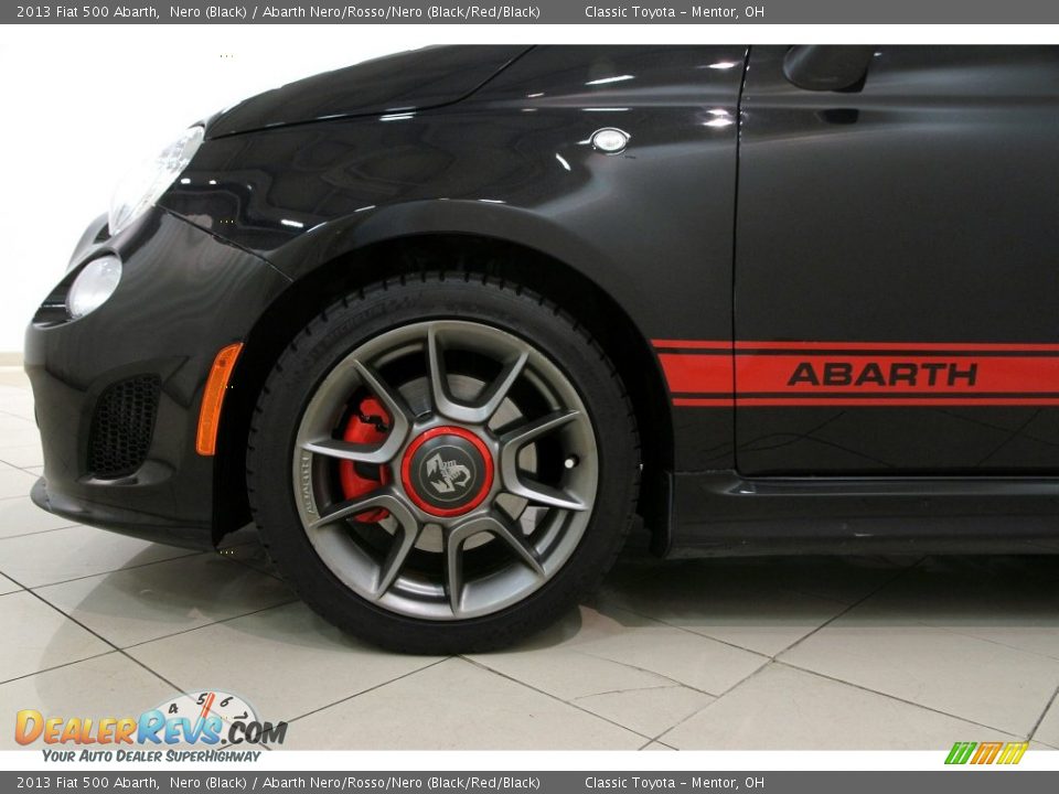 2013 Fiat 500 Abarth Nero (Black) / Abarth Nero/Rosso/Nero (Black/Red/Black) Photo #23