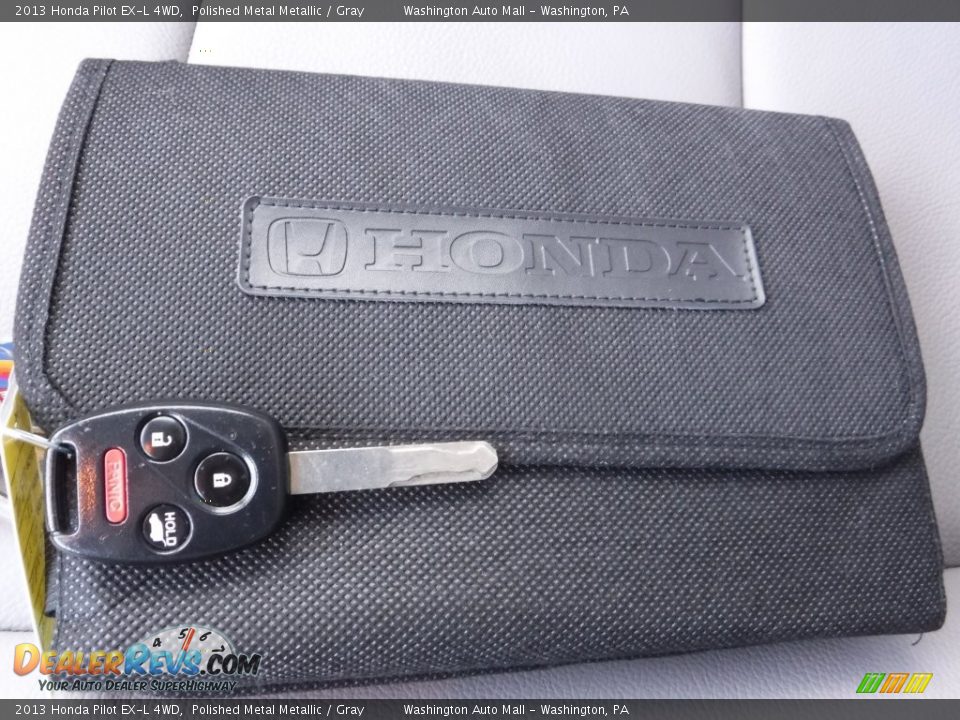 2013 Honda Pilot EX-L 4WD Polished Metal Metallic / Gray Photo #23