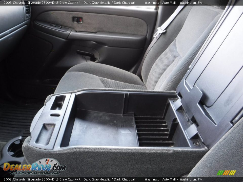 2003 Chevrolet Silverado 2500HD LS Crew Cab 4x4 Dark Gray Metallic / Dark Charcoal Photo #16