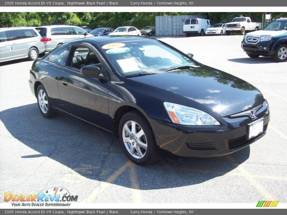 2005 Black honda accord coupe #1