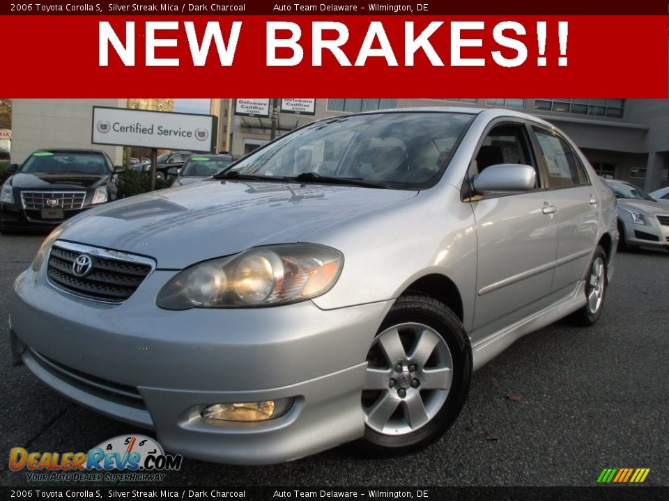2006 Toyota Corolla S Silver Streak Mica / Dark Charcoal Photo #1