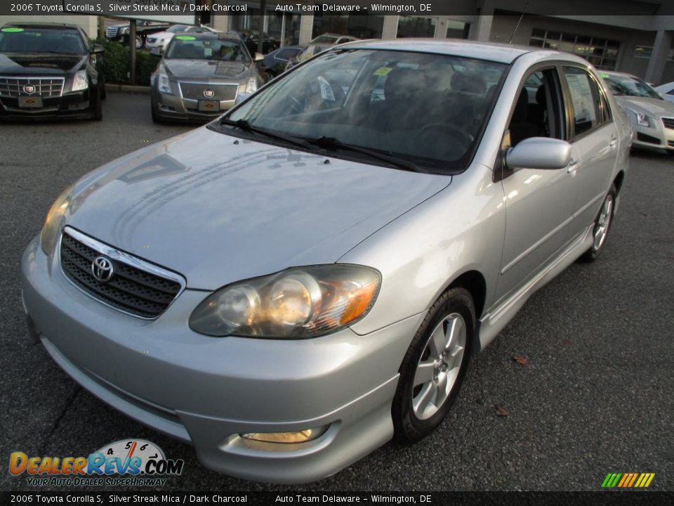 2006 Toyota Corolla S Silver Streak Mica / Dark Charcoal Photo #2
