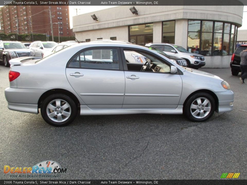 2006 Toyota Corolla S Silver Streak Mica / Dark Charcoal Photo #7