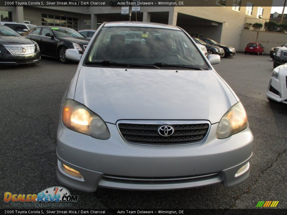 2006 Toyota Corolla S Silver Streak Mica / Dark Charcoal Photo #9
