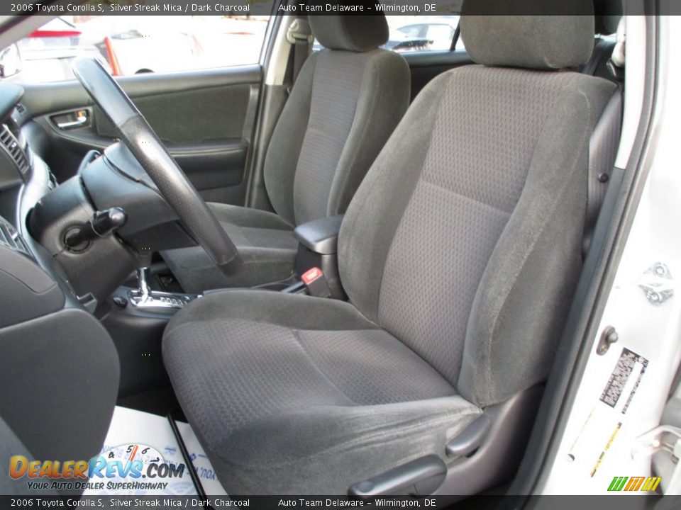 2006 Toyota Corolla S Silver Streak Mica / Dark Charcoal Photo #10