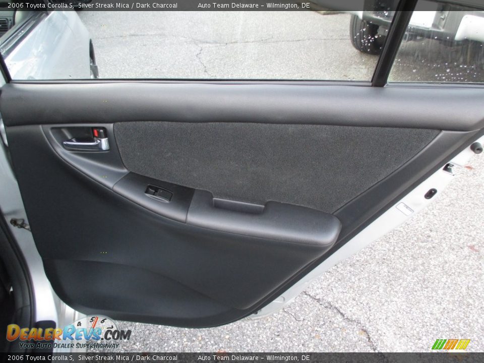 2006 Toyota Corolla S Silver Streak Mica / Dark Charcoal Photo #25