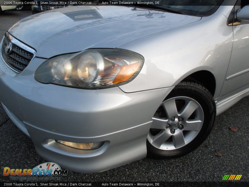 2006 Toyota Corolla S Silver Streak Mica / Dark Charcoal Photo #27