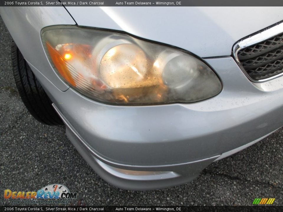 2006 Toyota Corolla S Silver Streak Mica / Dark Charcoal Photo #28