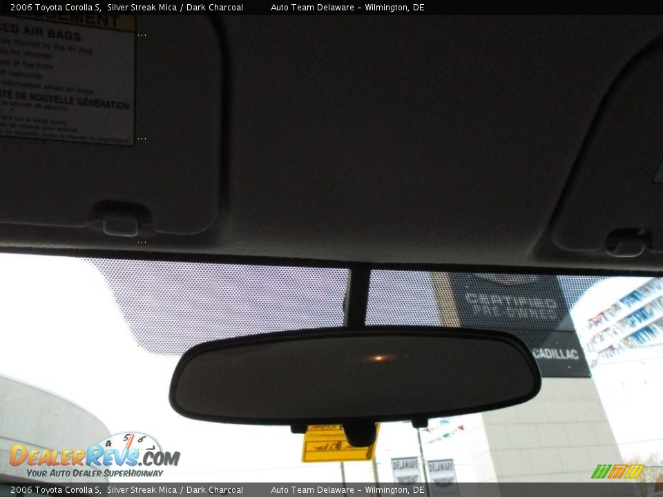 2006 Toyota Corolla S Silver Streak Mica / Dark Charcoal Photo #32