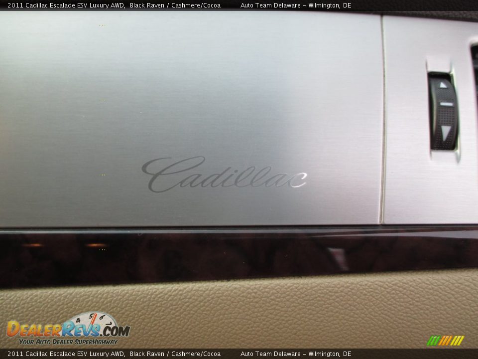 2011 Cadillac Escalade ESV Luxury AWD Black Raven / Cashmere/Cocoa Photo #19