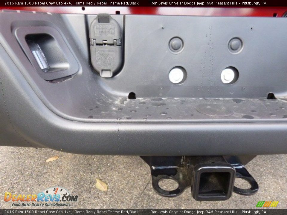 2016 Ram 1500 Rebel Crew Cab 4x4 Flame Red / Rebel Theme Red/Black Photo #5