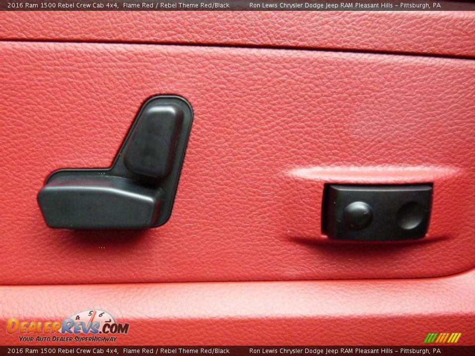 2016 Ram 1500 Rebel Crew Cab 4x4 Flame Red / Rebel Theme Red/Black Photo #15